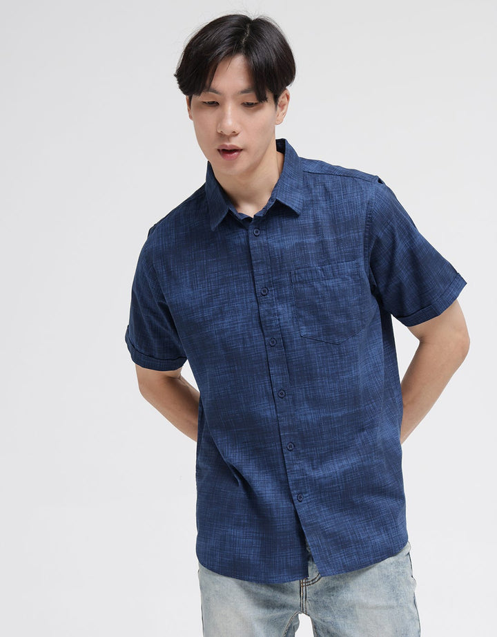 Cole Short Sleeve Shirt Aop Abstrac