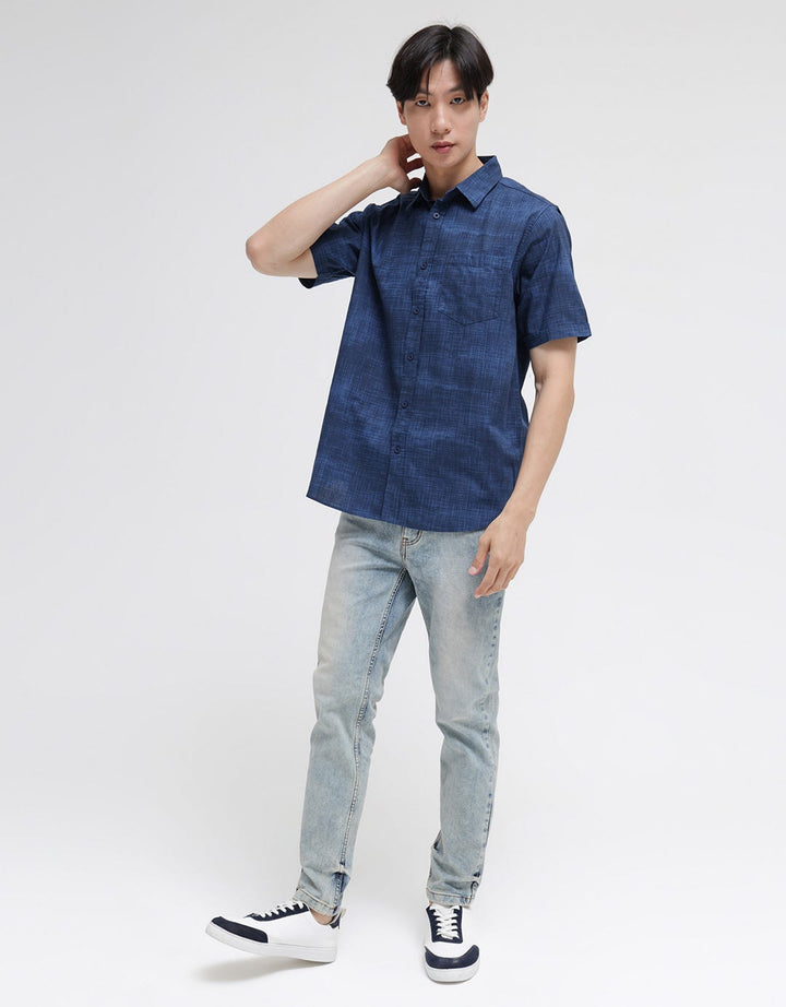 Cole Short Sleeve Shirt Aop Abstrac