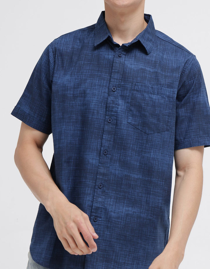 Cole Short Sleeve Shirt Aop Abstrac