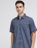Cole Short Sleeve Shirt Aop Dotted