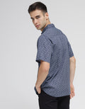 Cole Short Sleeve Shirt Aop Dotted