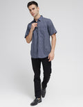 Cole Short Sleeve Shirt Aop Dotted