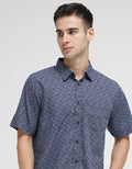 Cole Short Sleeve Shirt Aop Dotted