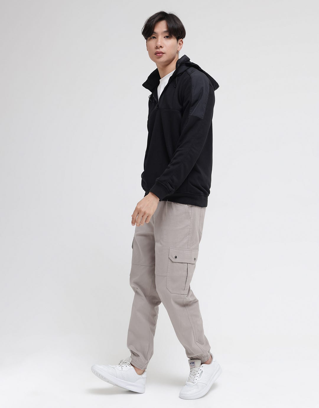 Cole Sweatshirt Tunnel Collar Half Zip