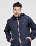 Cole Micro Jacket With Stripe Zipper Detail