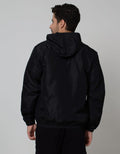 Cole Micro Jacket With Stripe Zipper Detail