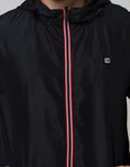 Cole Micro Jacket With Stripe Zipper Detail