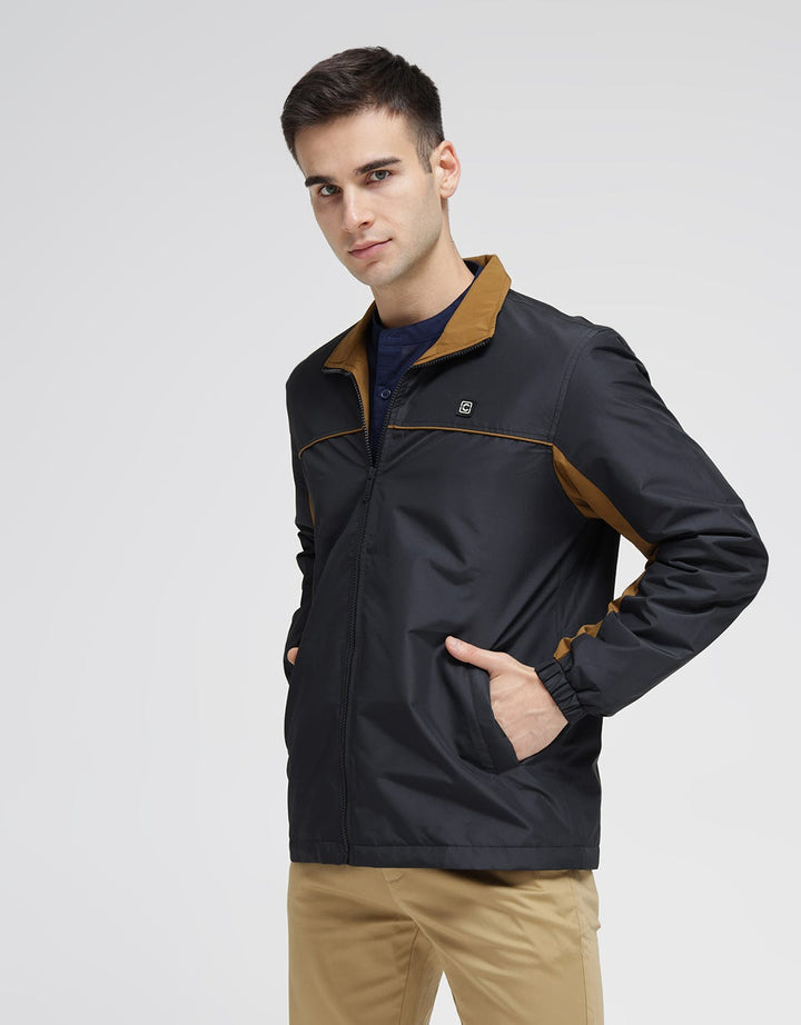 Cole Jacket Micro With Contrast Panel