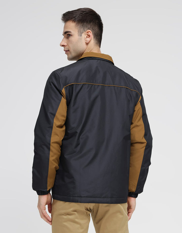 Cole Jacket Micro With Contrast Panel