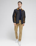 Cole Jacket Micro With Contrast Panel