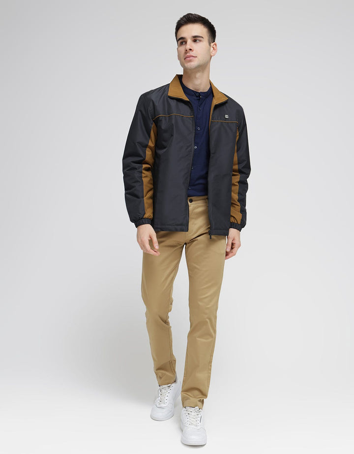 Cole Jacket Micro With Contrast Panel