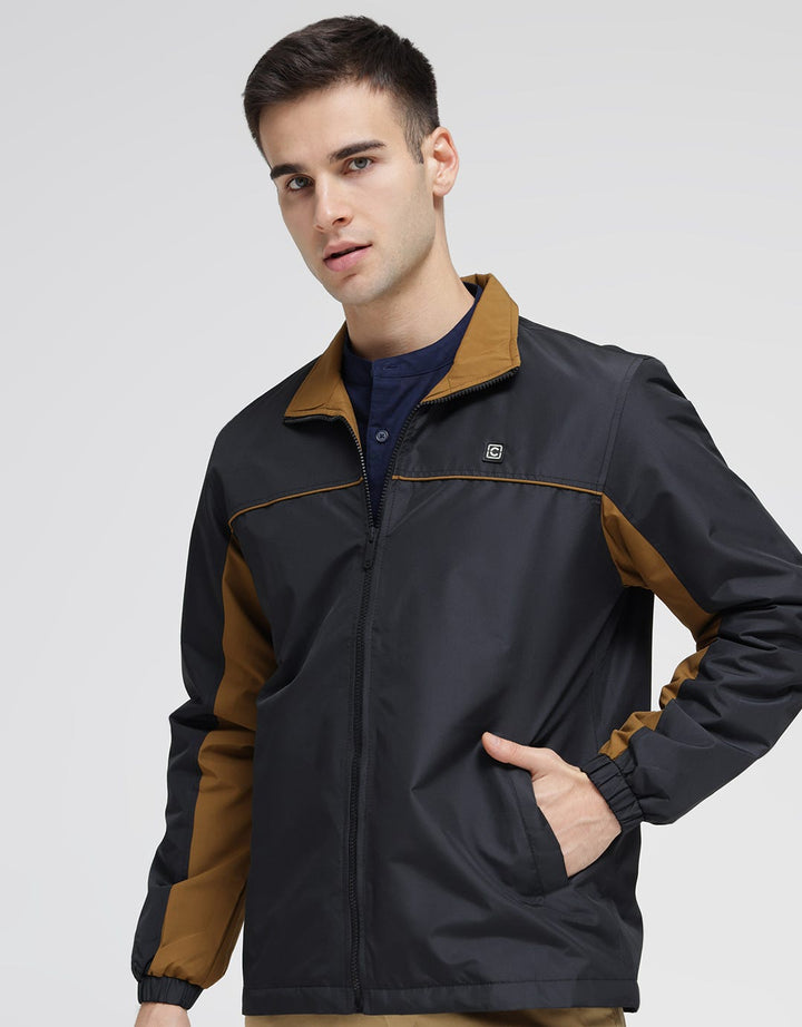 Cole Jacket Micro With Contrast Panel