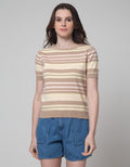 Connexion Knitted Cotton Kaos Wanita