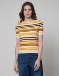 Connexion Knitted Cotton Kaos Wanita