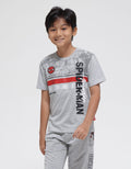 Marvel T-Shirt Spiderman Amazing Stripe Face
