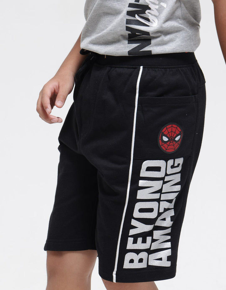 Marvel Celana Pendek Knit Spiderman Amazing Face