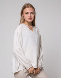 Connexion Long Sleeve Blouse Cotton Bulukuda Embro Manset