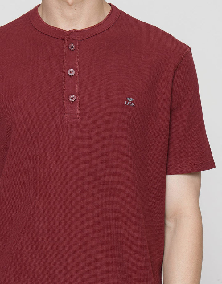 LGS Casual Closure Plain Men's T-Shirt