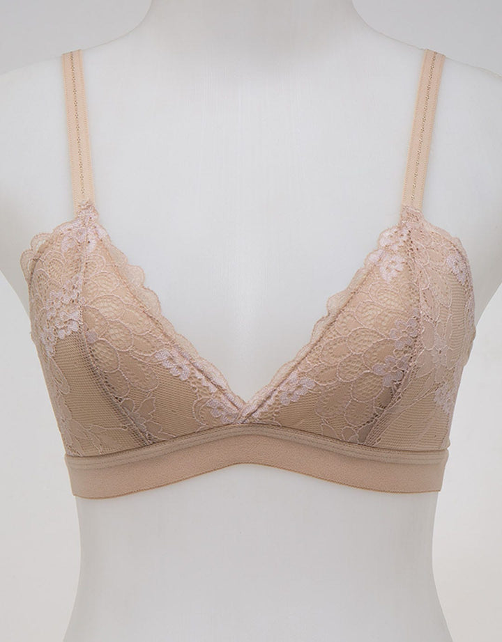 St.Yves Non Push Up Regular Bra Non Wire Lace