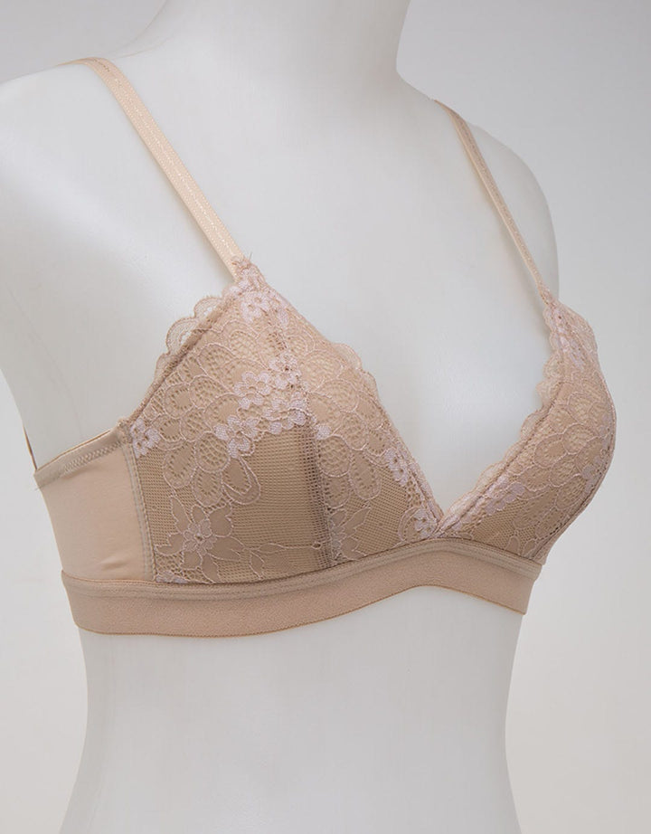 St.Yves Non Push Up Regular Bra Non Wire Lace
