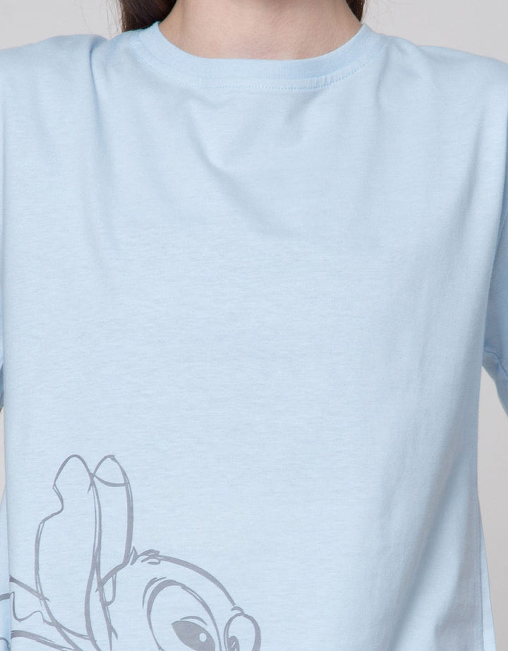 Disney Stitch Basic Outline Women's T-Shirt
