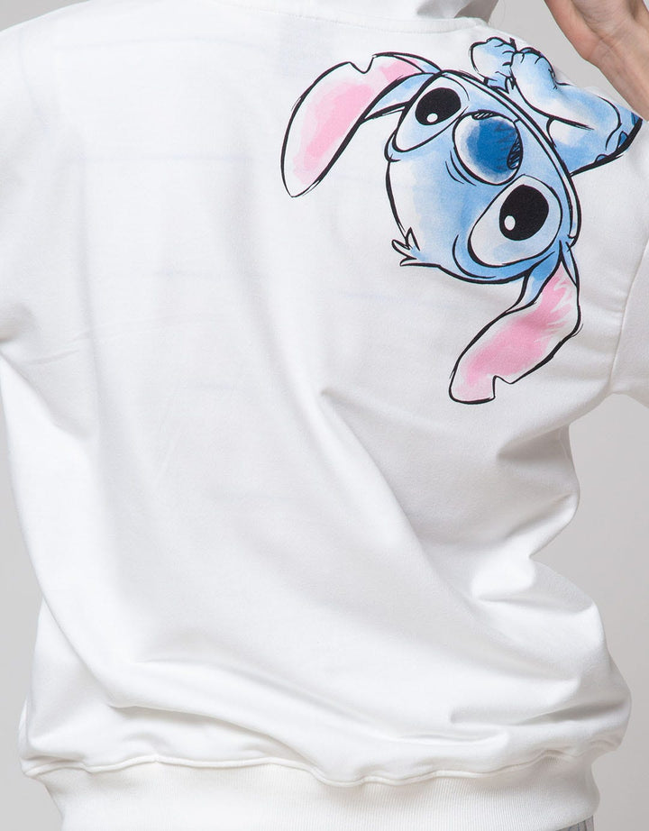 Disney Jacket Lilo And Sticth Embro With Back Shoulder Print