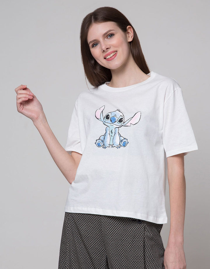 Disney Stitch Kaos Basic Wanita