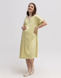 Connexion Mom Short Sleeve Midi Dress Rayon