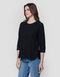 Connexion Waffle Plain Kaos Wanita