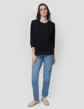 Connexion Waffle Plain Kaos Wanita