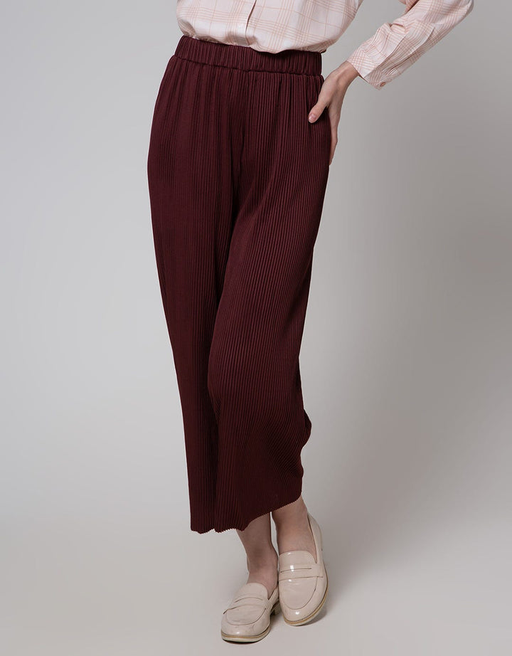 Annisa Long Pants Basic Cullote Pleats