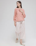 Exit Syaha Plain Round Blouse Wanita
