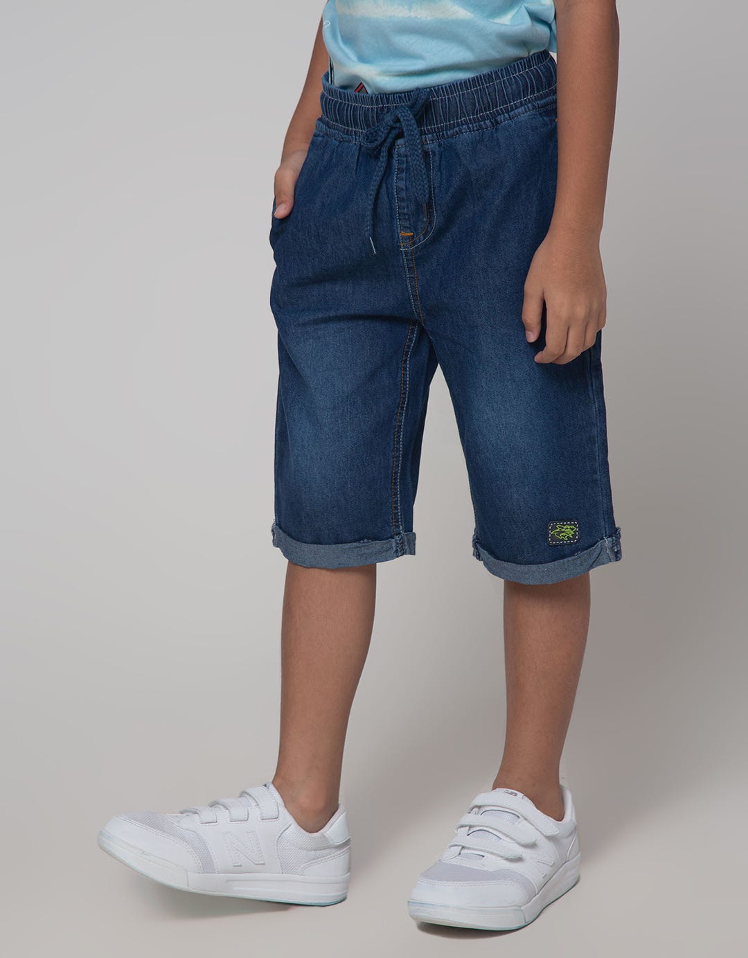 Little M Short Denim Rubber