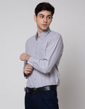 Stanley Adams Long Sleeve Shirt Slim Fit Med Stripe