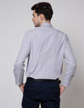 Stanley Adams Long Sleeve Shirt Slim Fit Med Stripe