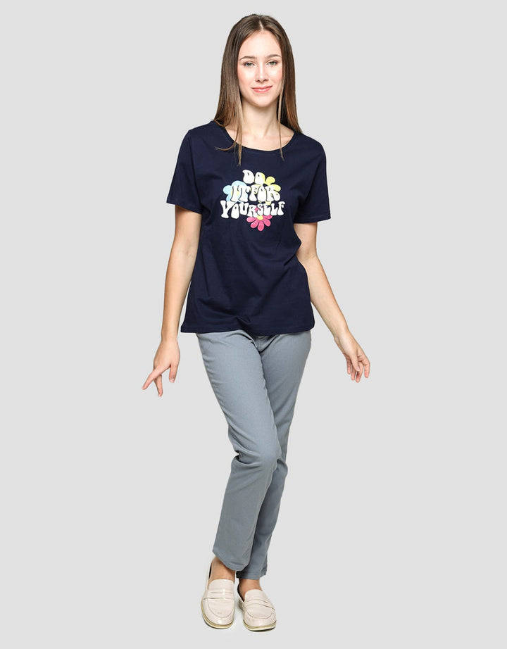 Nevada Do It Yourself Kaos Print Wanita