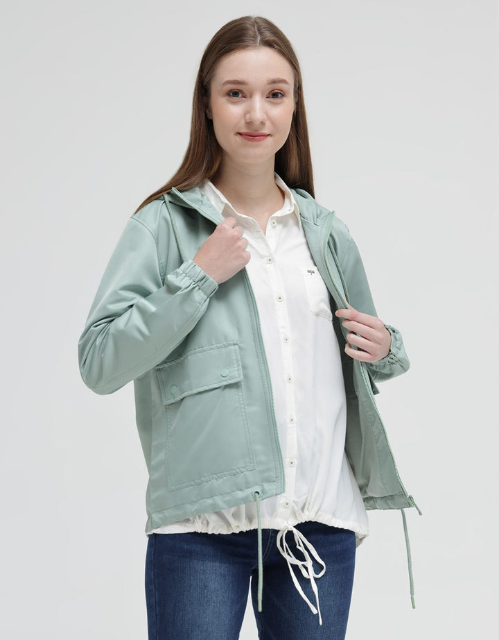 Nevada Jacket Solid Hoodie Zipper And Pocket
