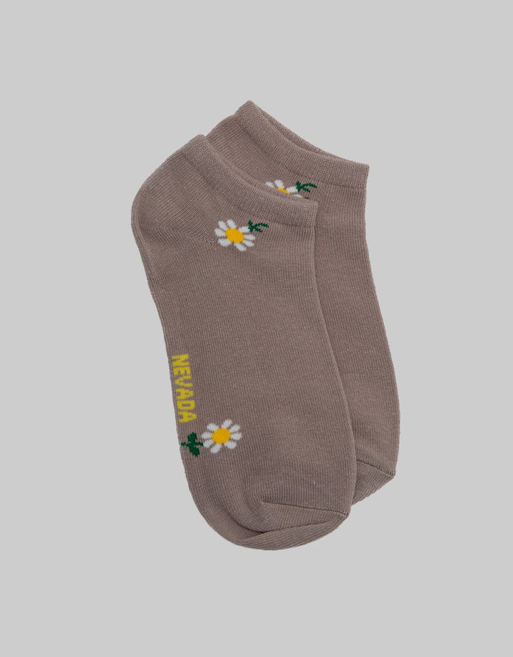 Nevada Socks Ankle Daisy Flower