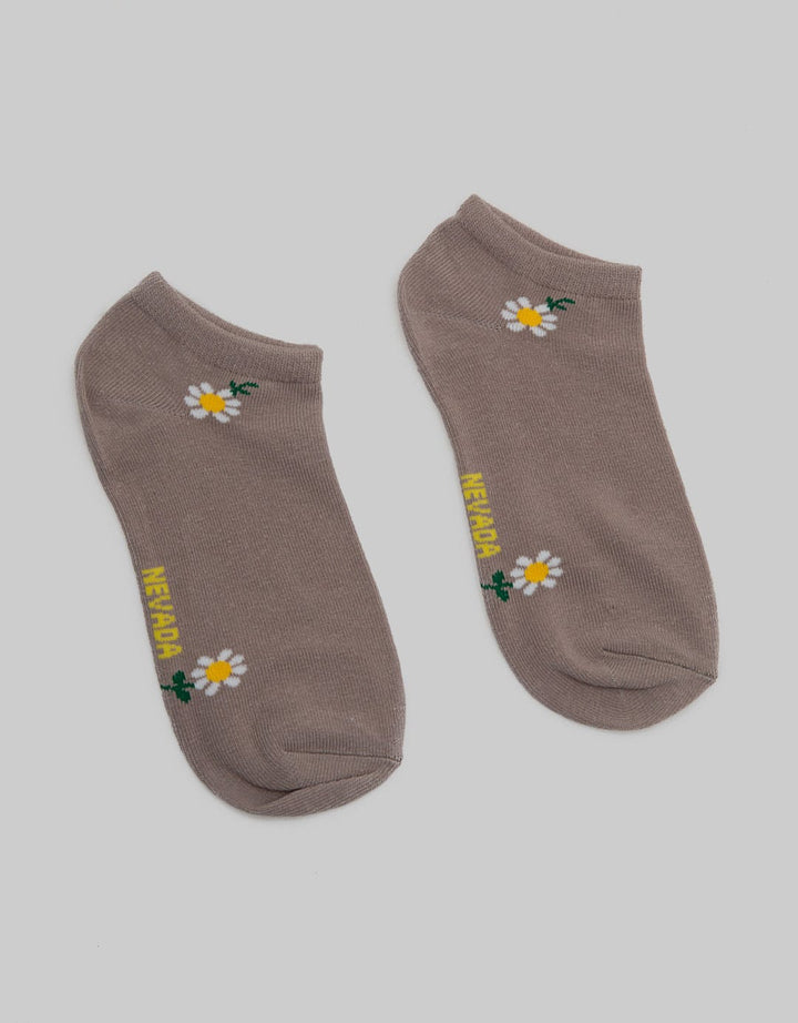 Nevada Socks Ankle Daisy Flower