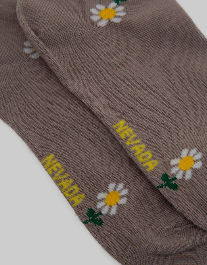 Nevada Socks Ankle Daisy Flower