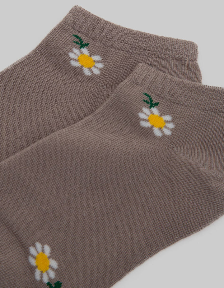 Nevada Socks Ankle Daisy Flower