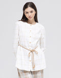 Expand Cera Belt Blouse Wanita