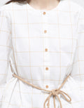 Expand Cera Belt Blouse Wanita