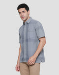 Cardinal Grad Stripe Kemeja Pria