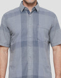Cardinal Grad Stripe Kemeja Pria