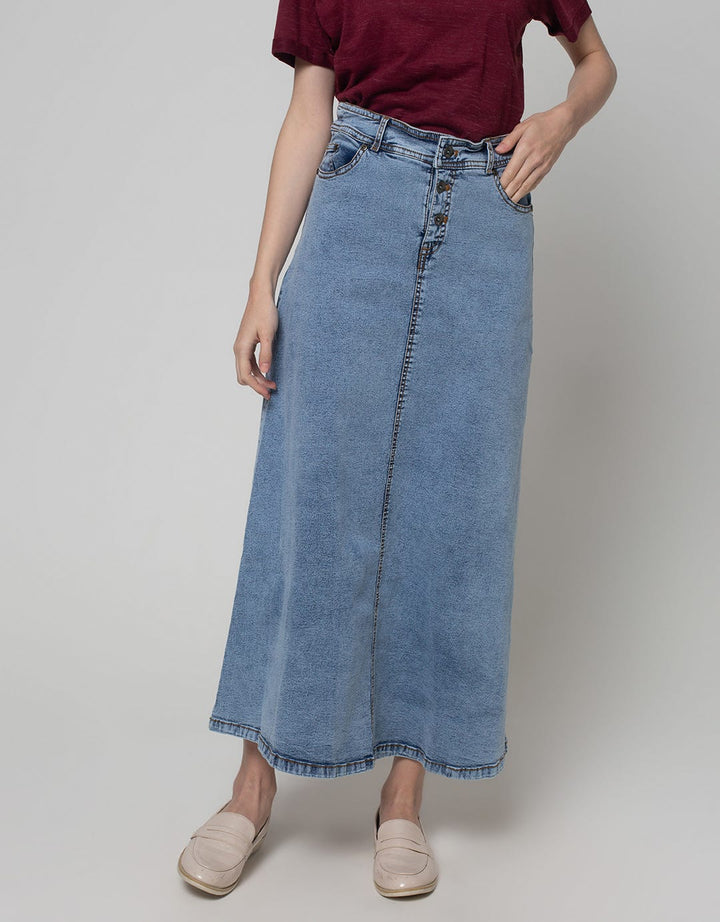 Exit Ellinor Rok Denim Wanita