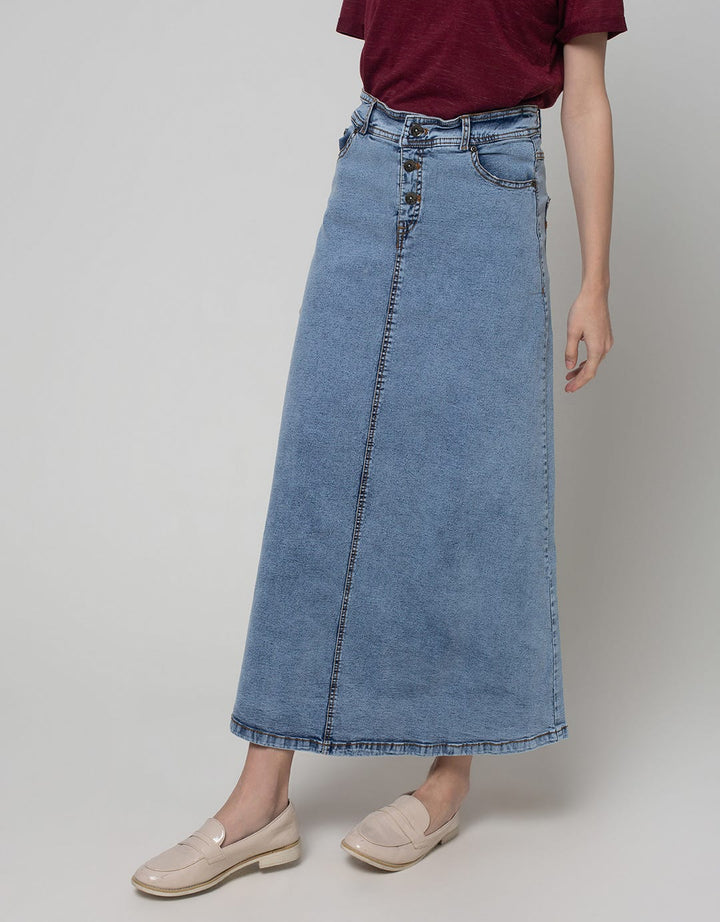 Exit Ellinor Rok Denim Wanita