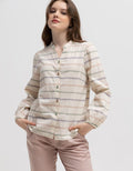 Exit Stripes Luno Casual Blouse Wanita