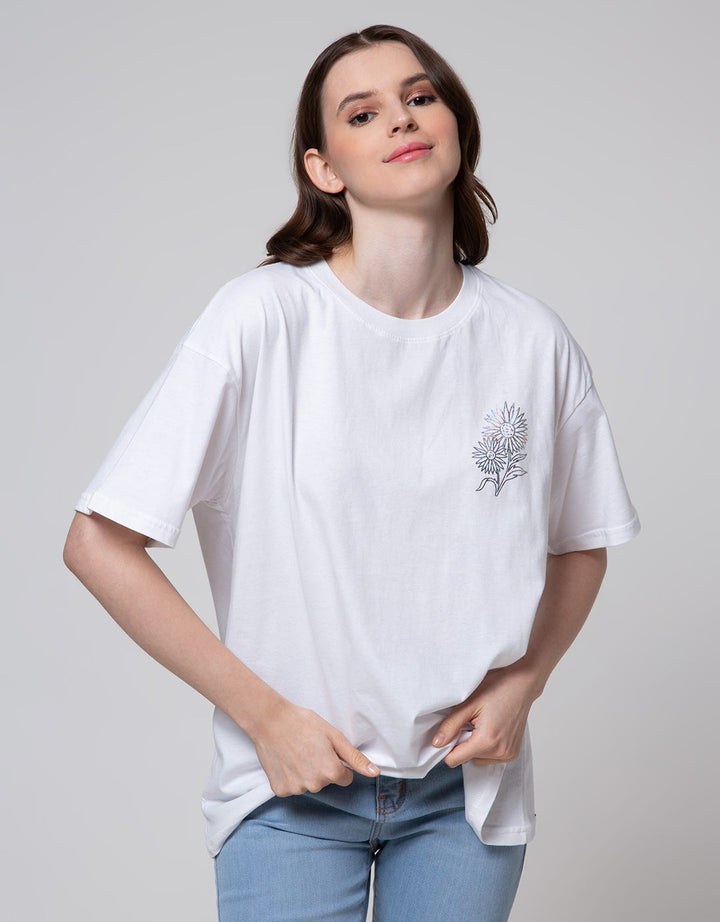 Details OVZ Tee Print Kaos Wanita