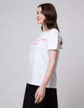 Details Tee Flower Print Kaos Wanita